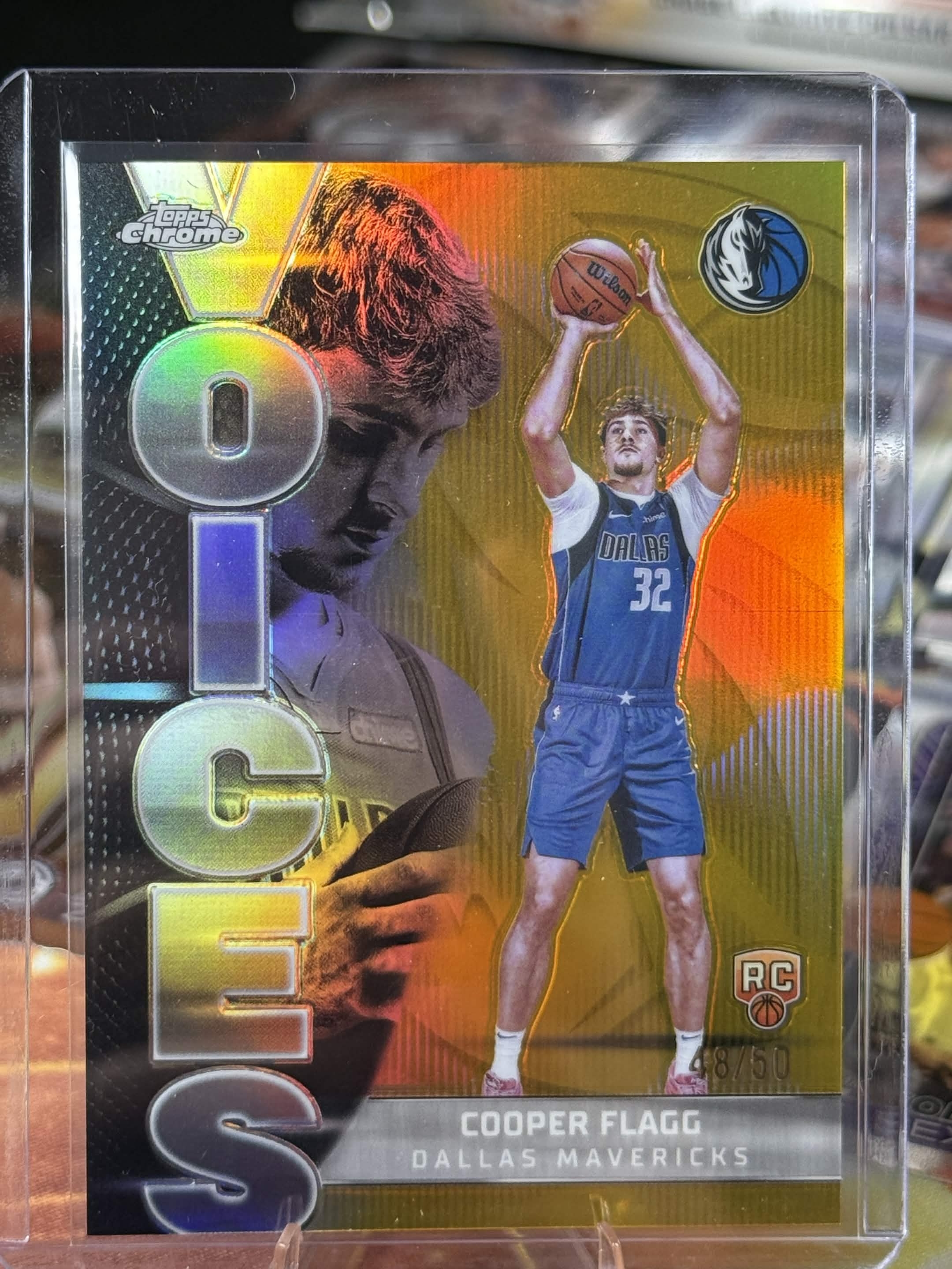 Cooper Flagg Gold Voices /50