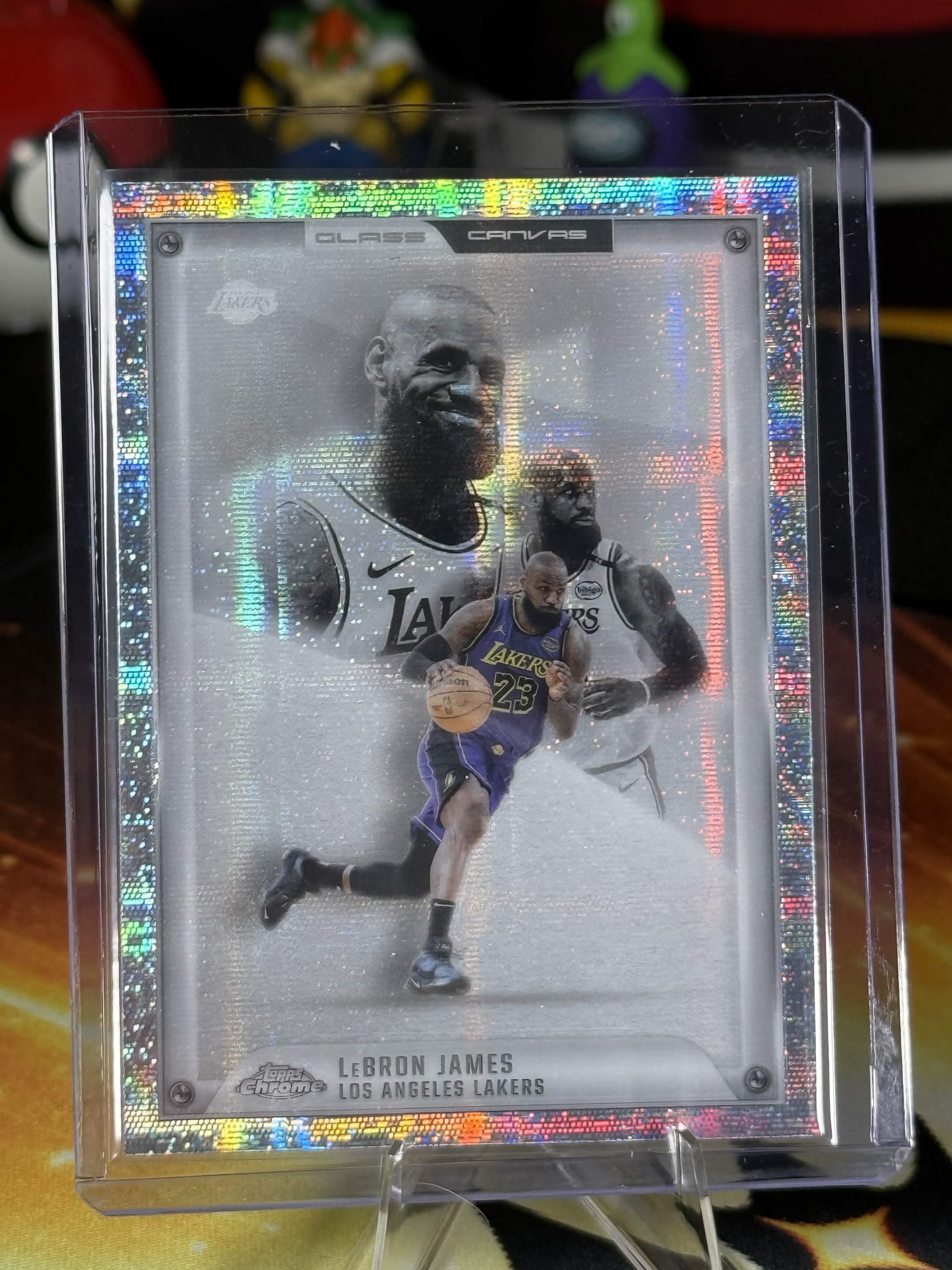 LeBron James Glass Canvas