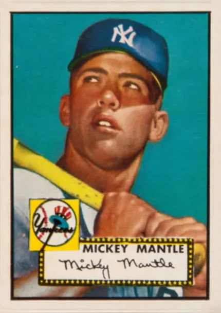 1952 Topps Mickey Mantle — the holy grail of the hobby