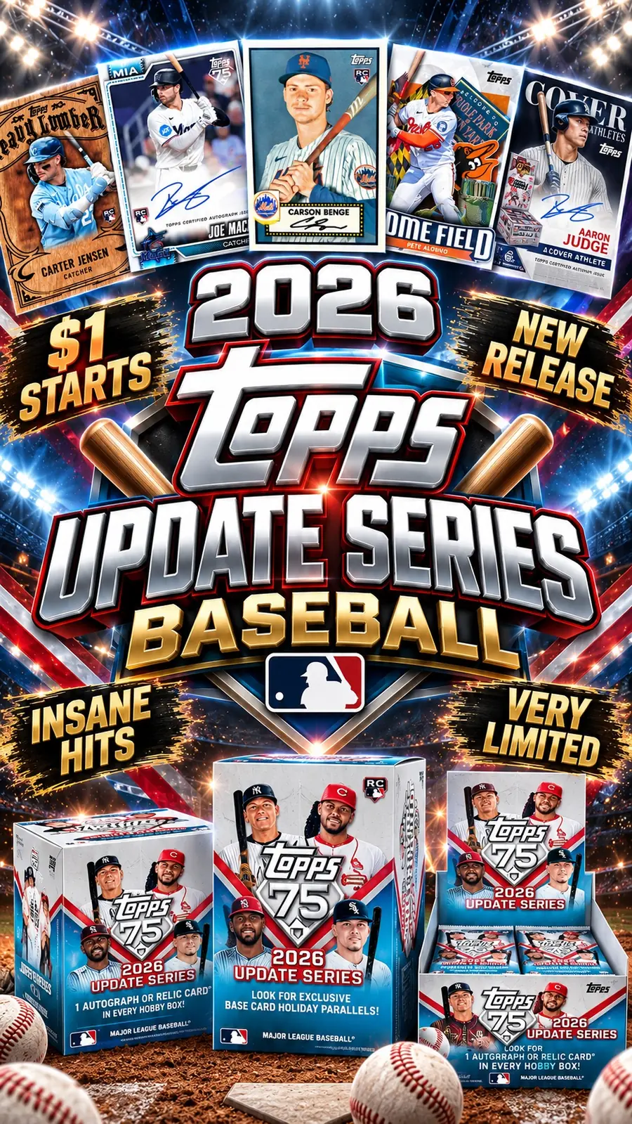 2026 Topps Update Series Baseball break