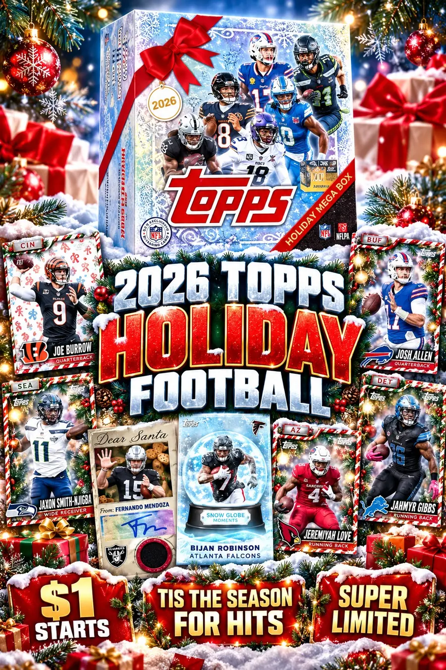 2026 Topps Holiday Football break