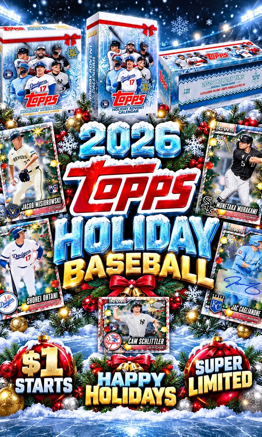 2026 Holiday Baseball break
