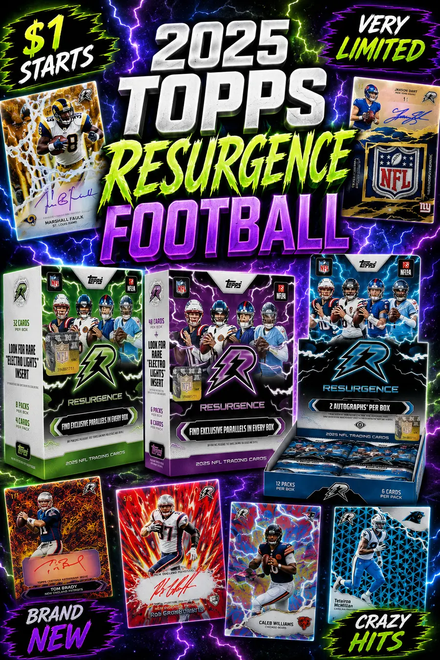 2025 Topps Resurgence Football break