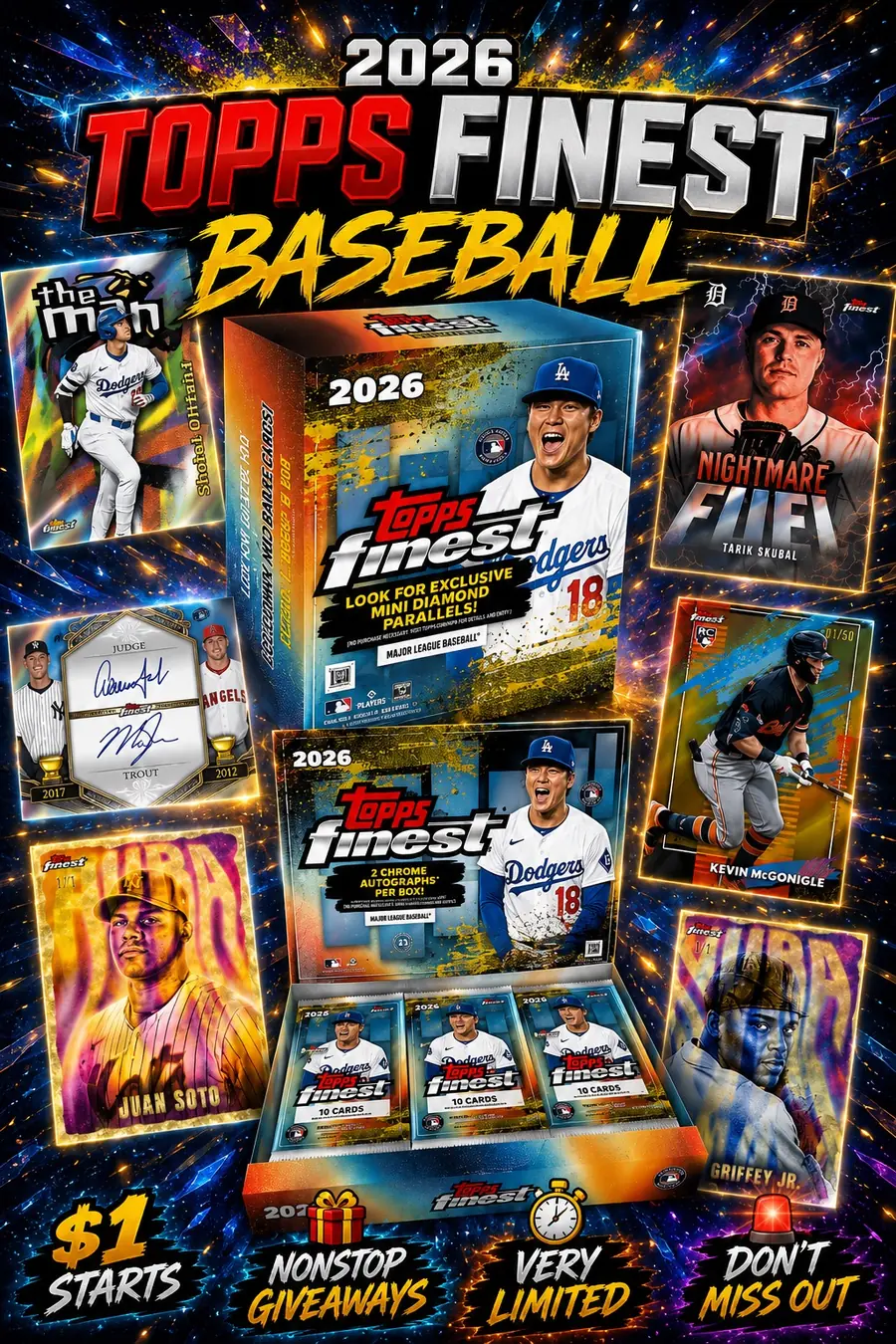 2026 Topps Finest Baseball break