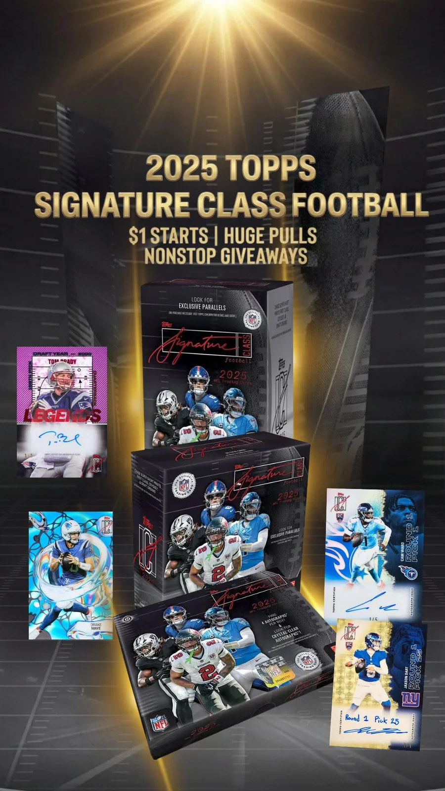 2025 Topps Signature Class Football break